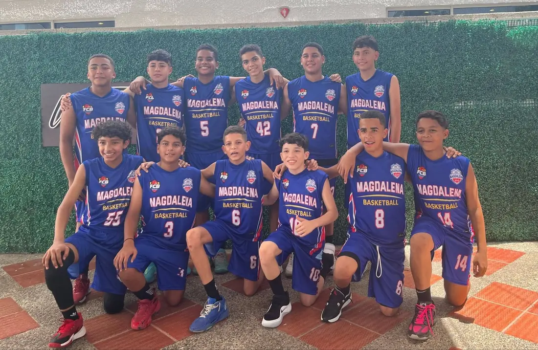 Equipo U13 de la selección Magdalena